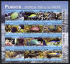 Cook Islands - Penrhyn 2013 Tropical Fish of the Pacific definitive perf sheetlet containing 12 values unmounted mint